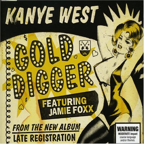 Kanye West - Gold Digger (feat. Jamie Foxx) Lyrics Video 